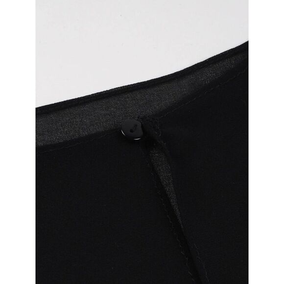 🖤 Mesh Evening Gothic Flapper 1920s Simple Black Shawl Wrap Cape NEW - Picture 15 of 16